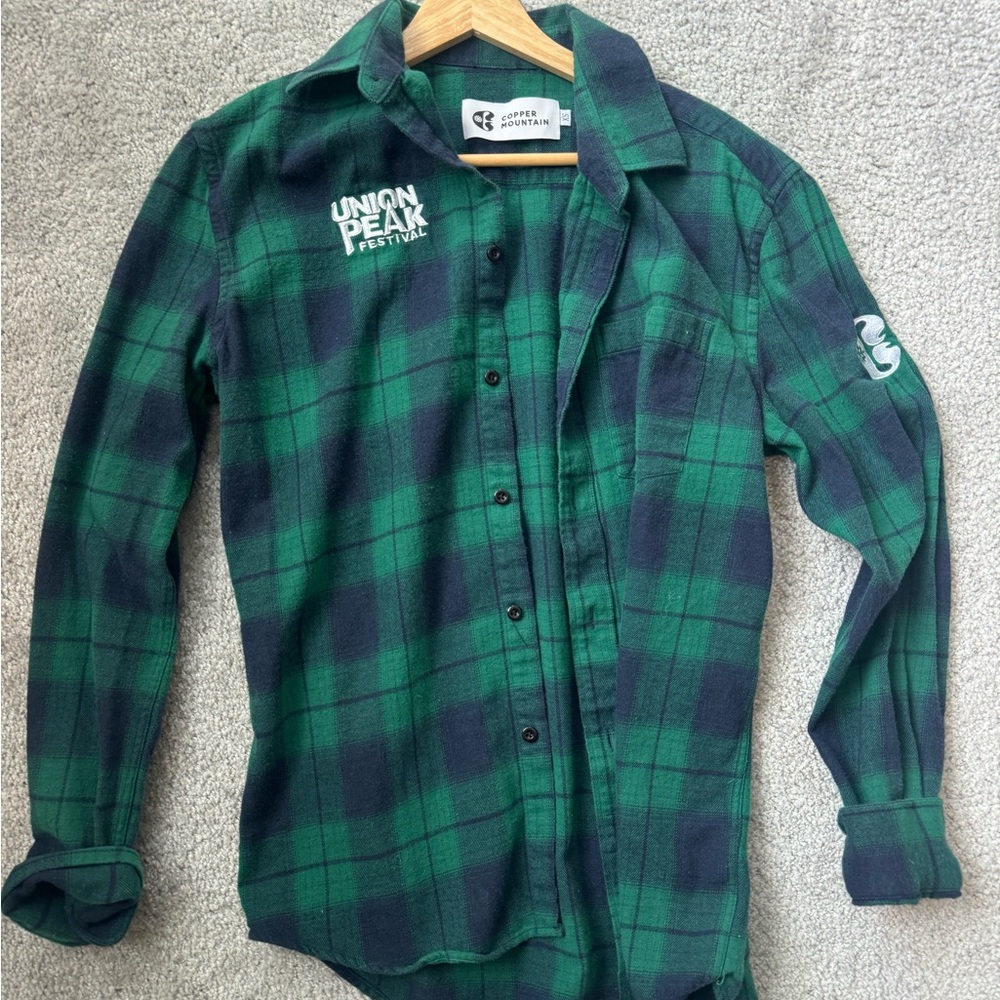Copper Mountain Union Peak Festival flannel